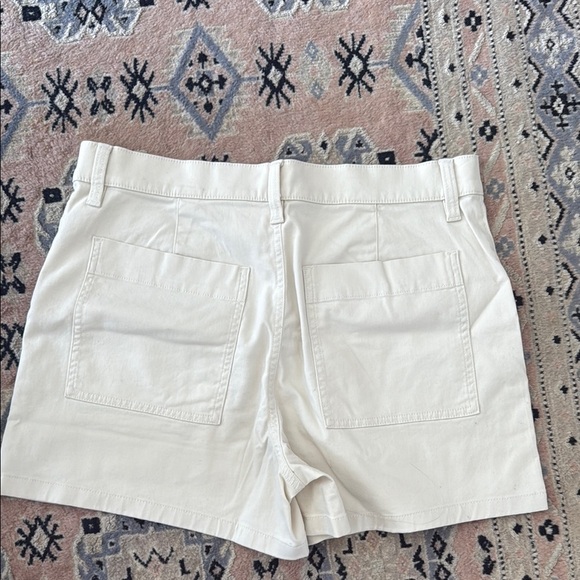 J. Crew Factory Cream High Waist Shorts 30 NWT - Picture 4 of 4